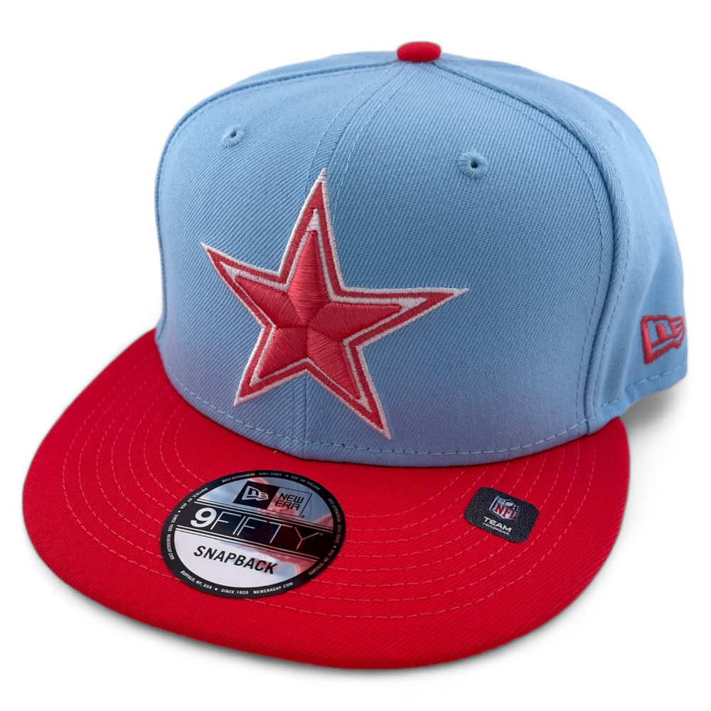 New Era Dallas‎ Cowboys NFL Teal/Pink Logo Color Pack 9Fifty Snapback Hat Cap